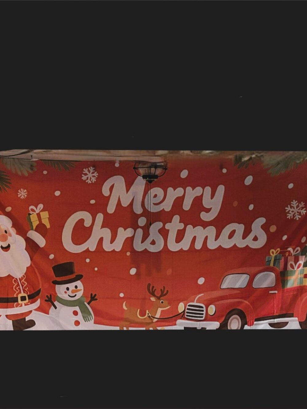 Christmas Garage Banner